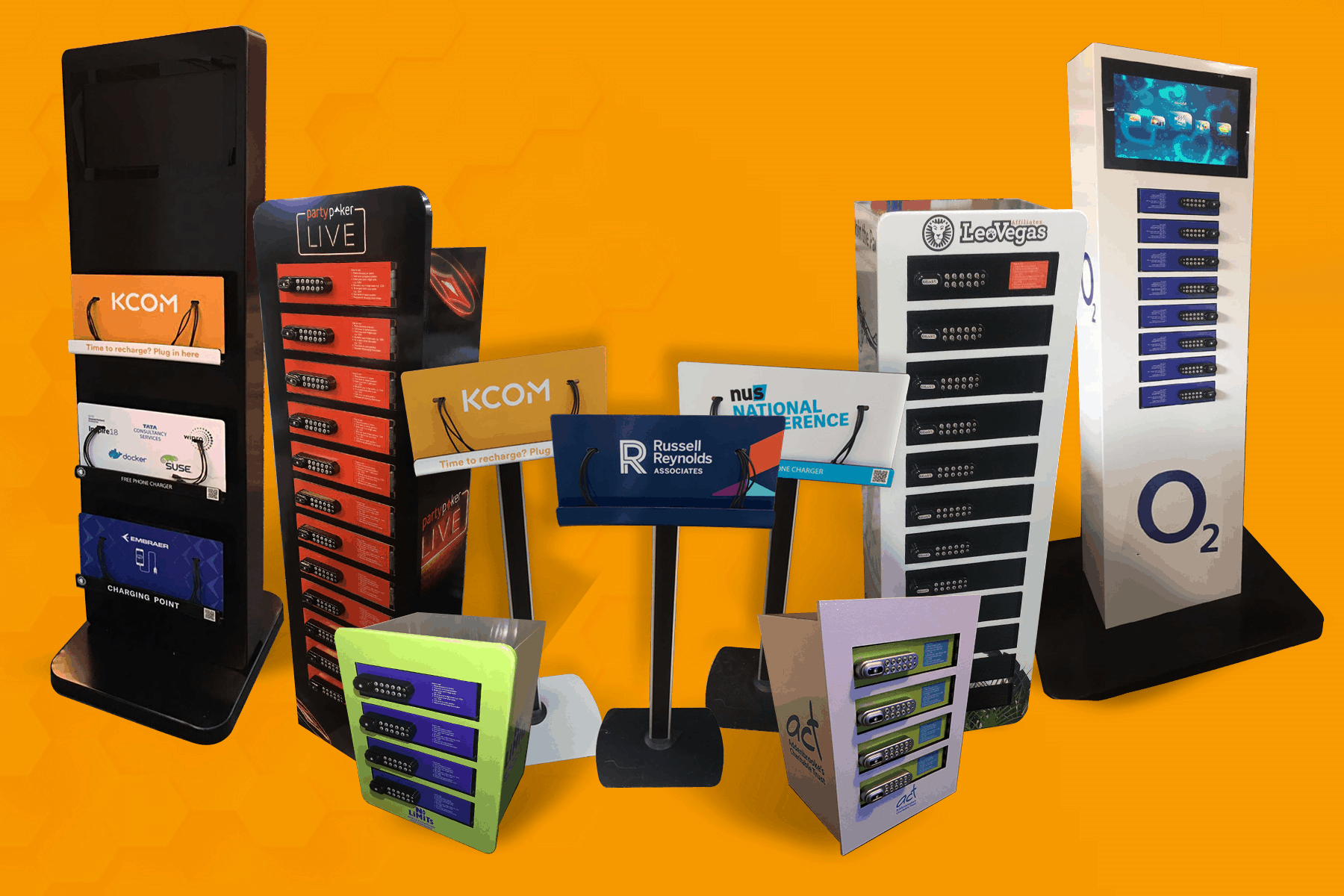 Types of Mobile Phone Charging Stations. Chargezone Europe Mobile Phone Charging Station